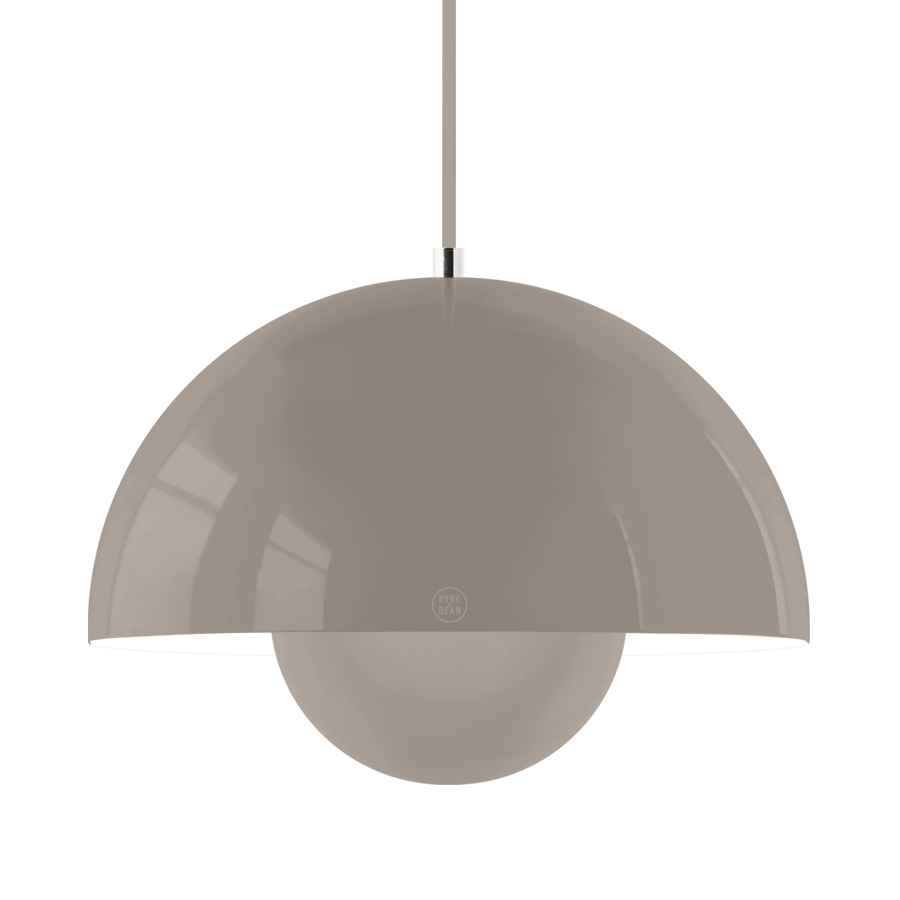BLOOM POT PENDANT LAMP GREY - DYKE & DEAN
