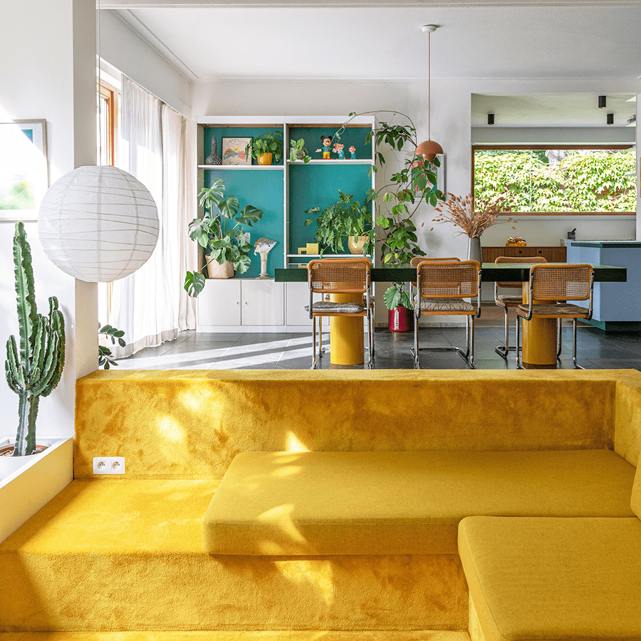 BLOOM POT PENDANT LAMP PINK LARGE - DYKE & DEAN