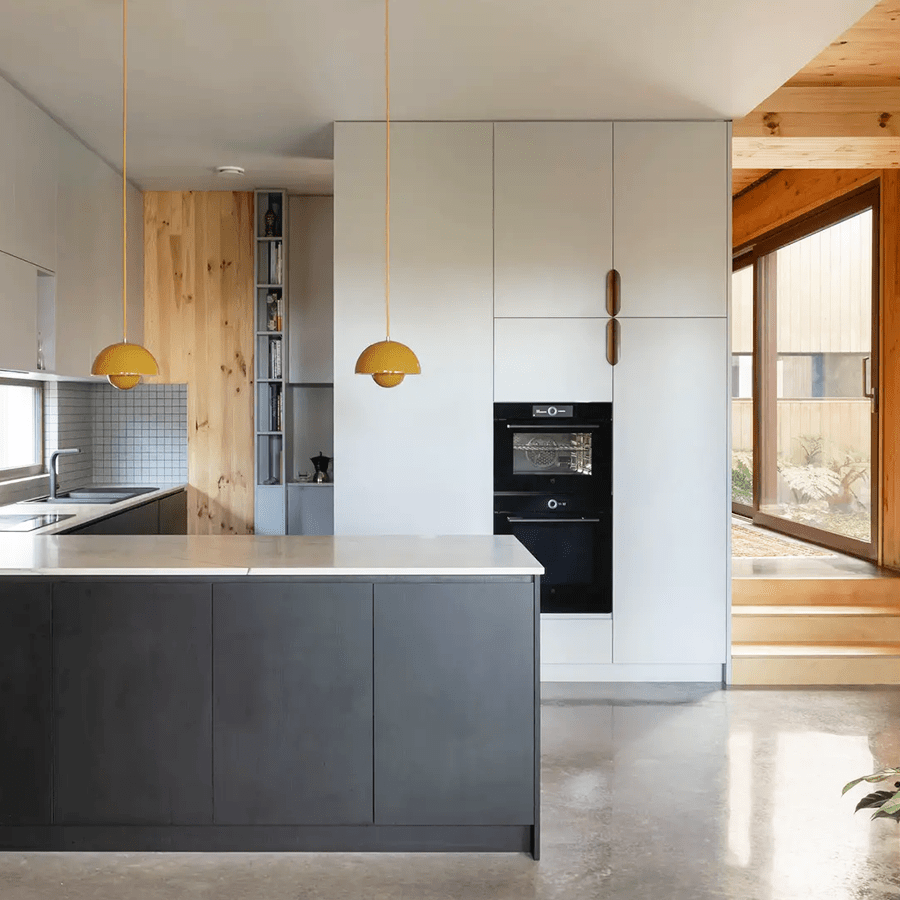 BLOOM POT PENDANT LAMP YELLOW LARGE - DYKE & DEAN