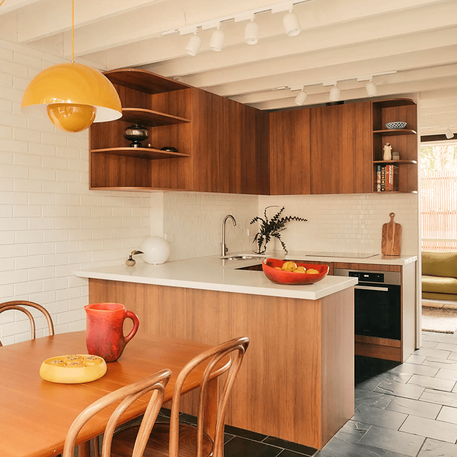 BLOOM POT PENDANT LAMP YELLOW LARGE - DYKE & DEAN