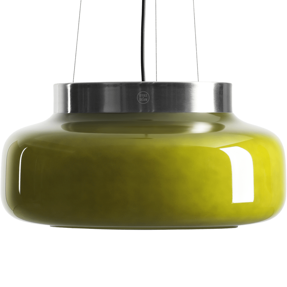 BONBON GLASS PENDANT LIGHT LIME LARGE - DYKE & DEAN