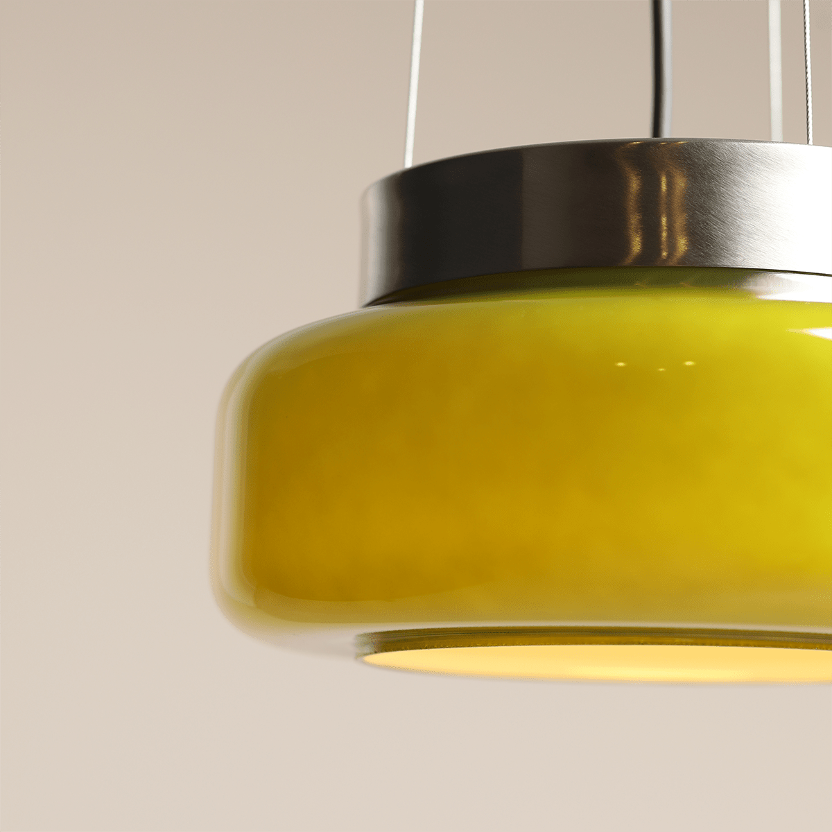 BONBON GLASS PENDANT LIGHT LIME MEDIUM - DYKE & DEAN