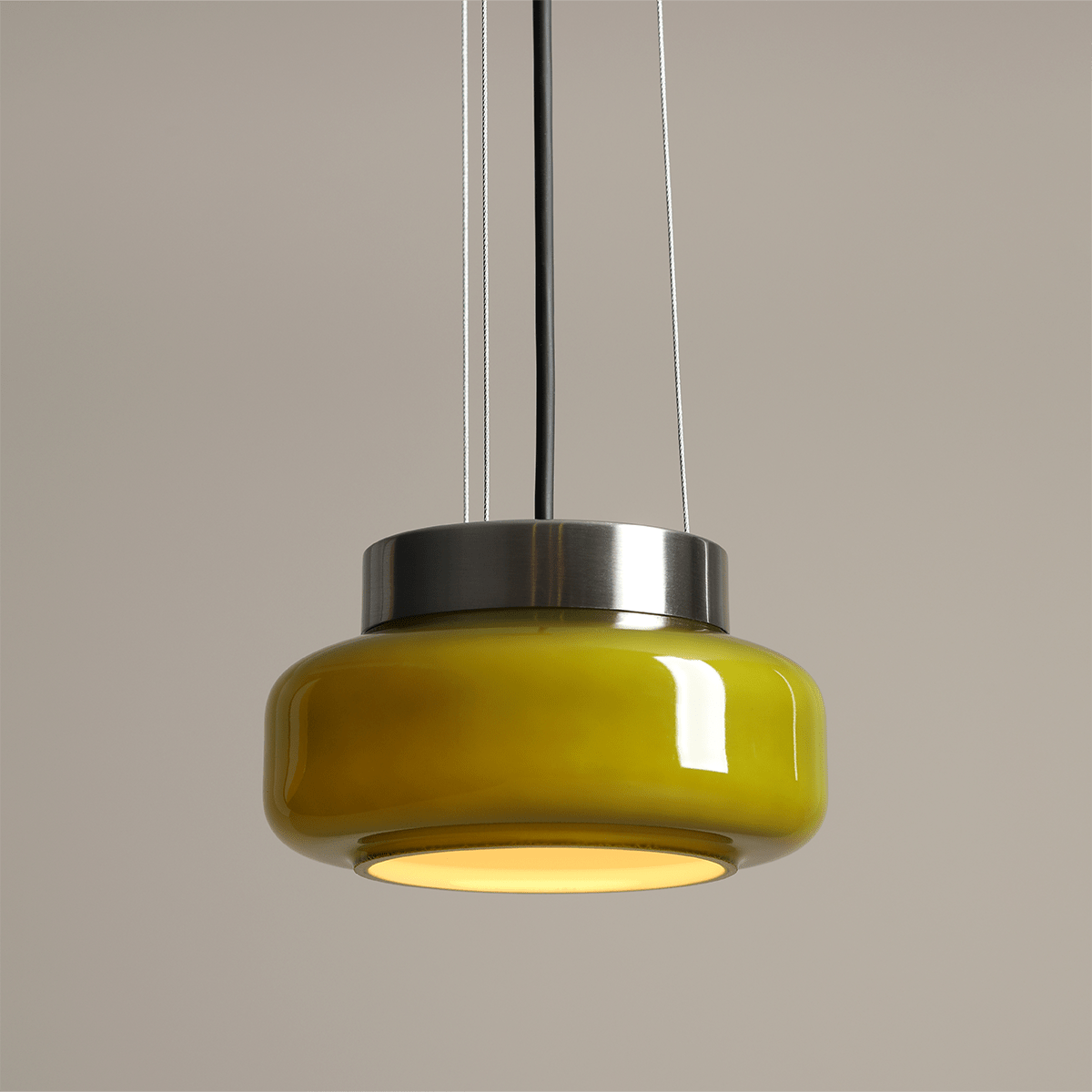 BONBON GLASS PENDANT LIGHT LIME SMALL - DYKE & DEAN
