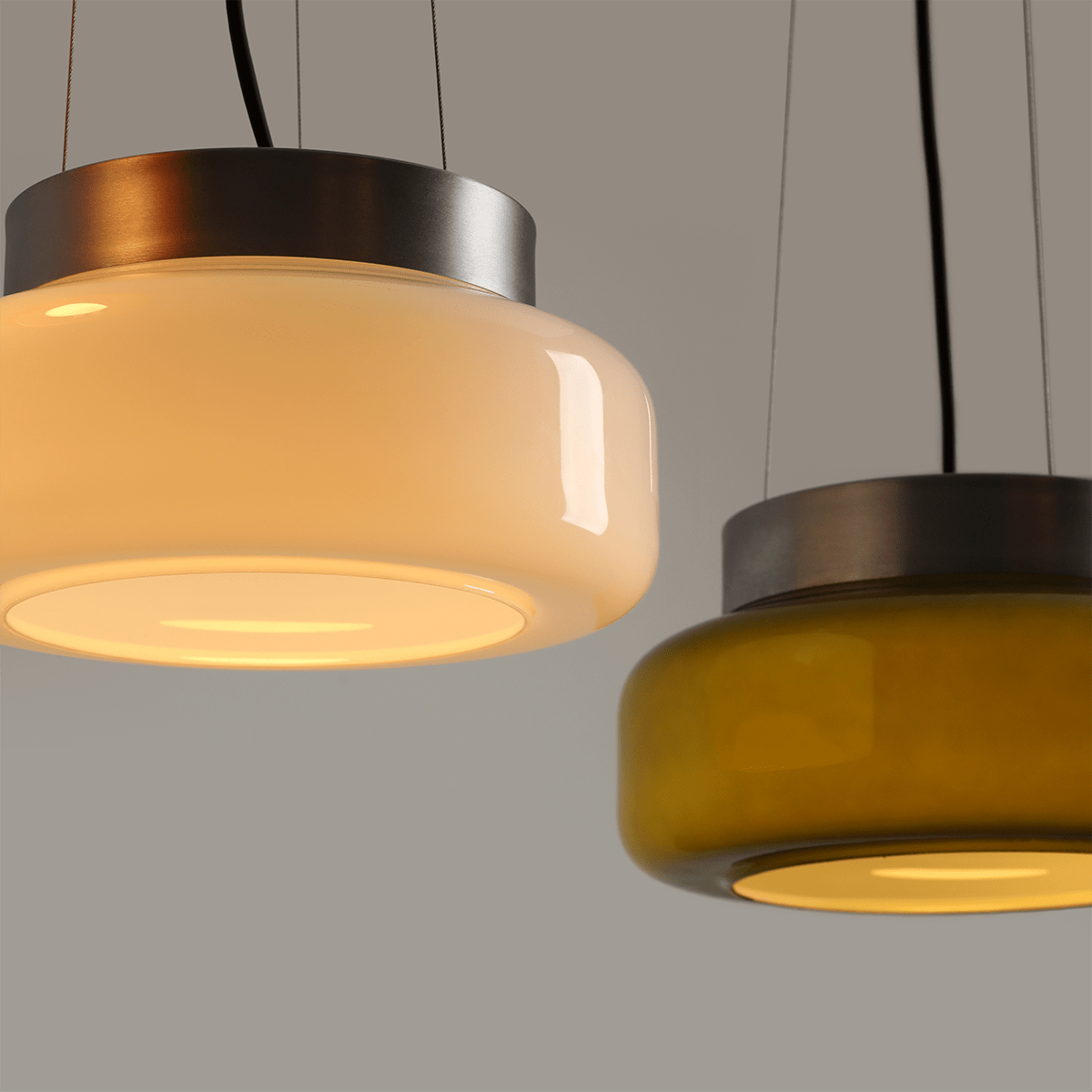 BONBON GLASS PENDANT LIGHT LIME SMALL - DYKE & DEAN