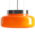BONBON GLASS PENDANT LIGHT ORANGE LARGE - DYKE & DEAN
