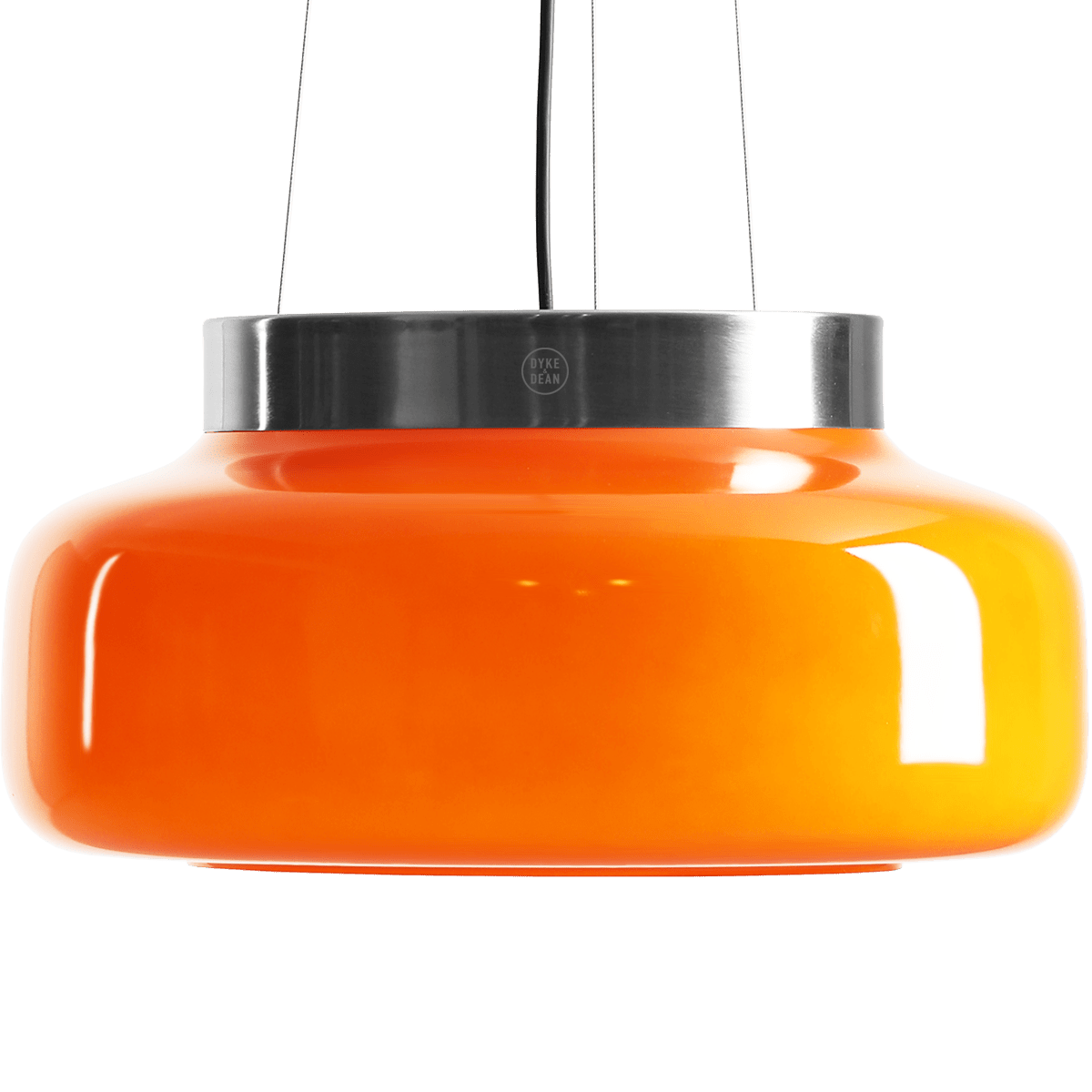 BONBON GLASS PENDANT LIGHT ORANGE LARGE - DYKE & DEAN