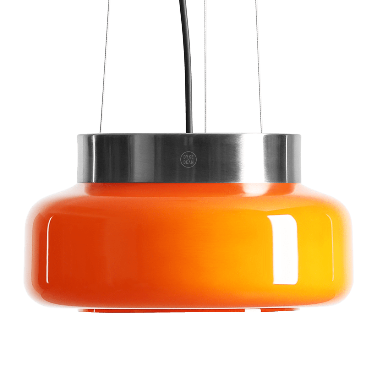 BONBON GLASS PENDANT LIGHT ORANGE MEDIUM - DYKE & DEAN