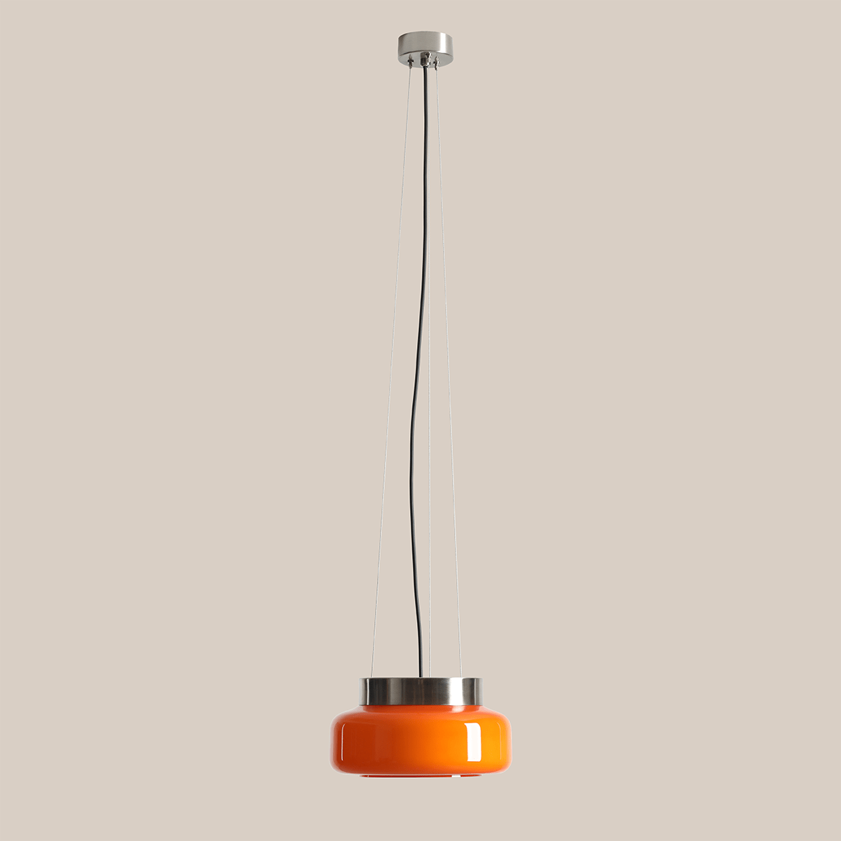 BONBON GLASS PENDANT LIGHT ORANGE SMALL - DYKE & DEAN