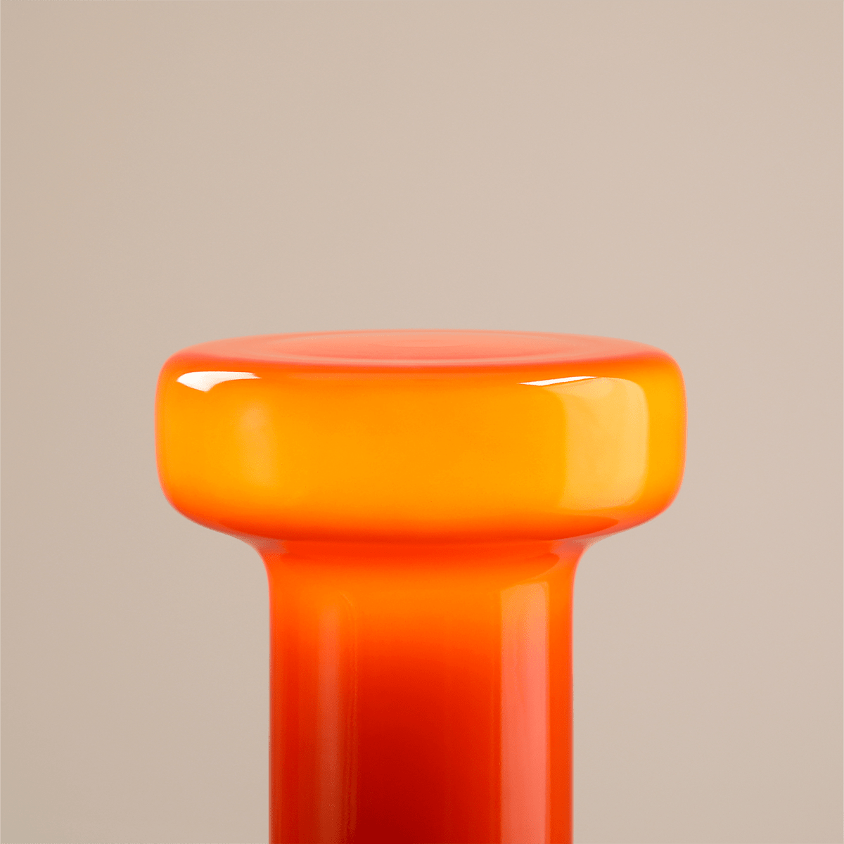 BONBON GLASS TABLE LIGHT ORANGE MEDIUM - DYKE & DEAN