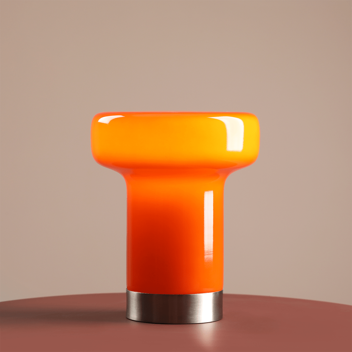 BONBON GLASS TABLE LIGHT ORANGE SMALL - DYKE & DEAN