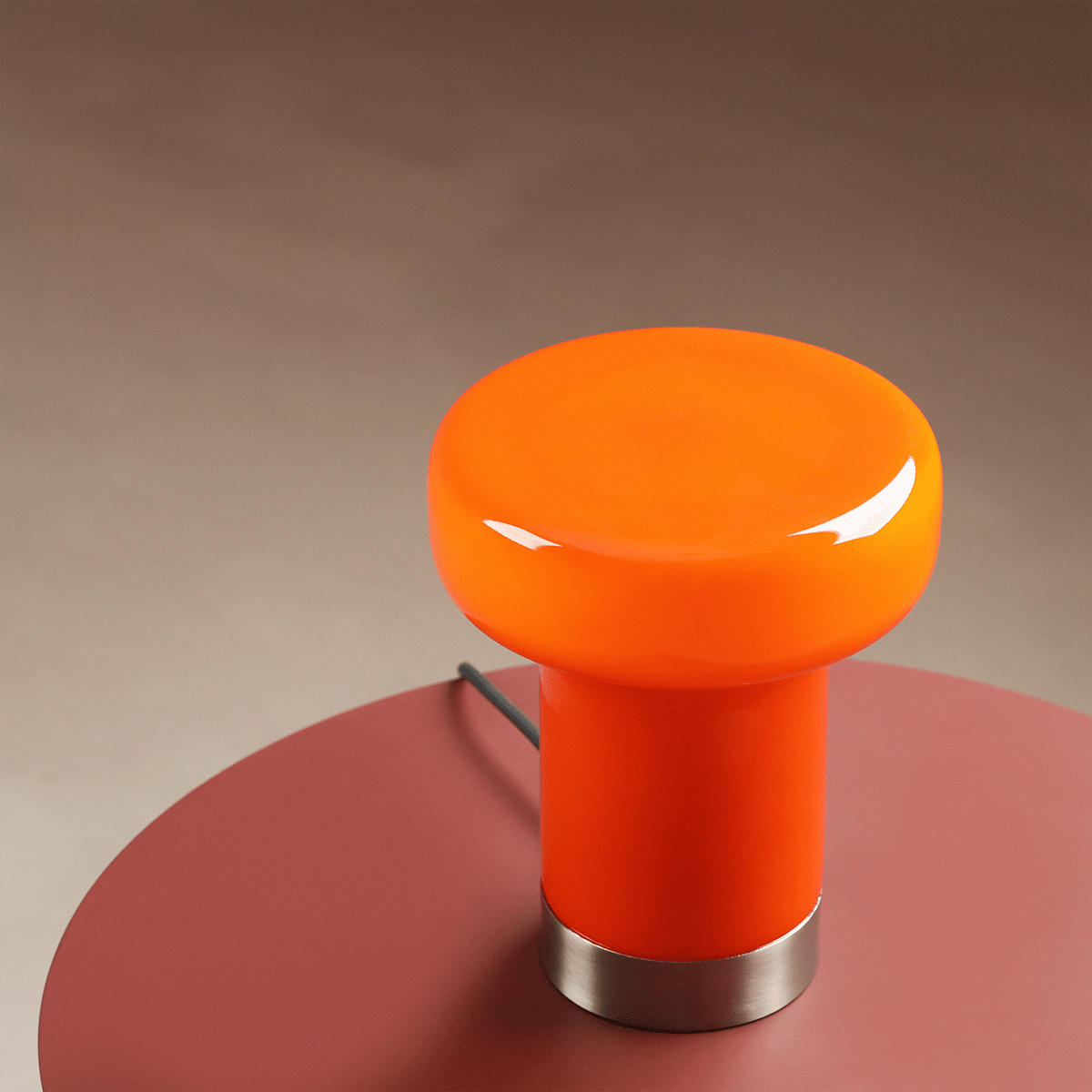 BONBON GLASS TABLE LIGHT ORANGE SMALL - DYKE & DEAN