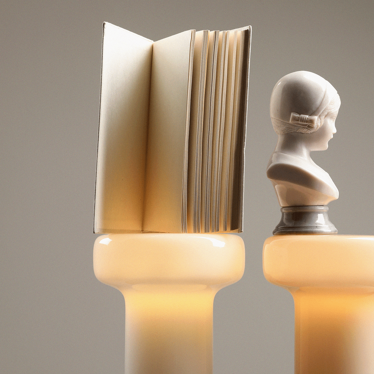 BONBON GLASS TABLE LIGHT TOFFEE MEDIUM - DYKE & DEAN