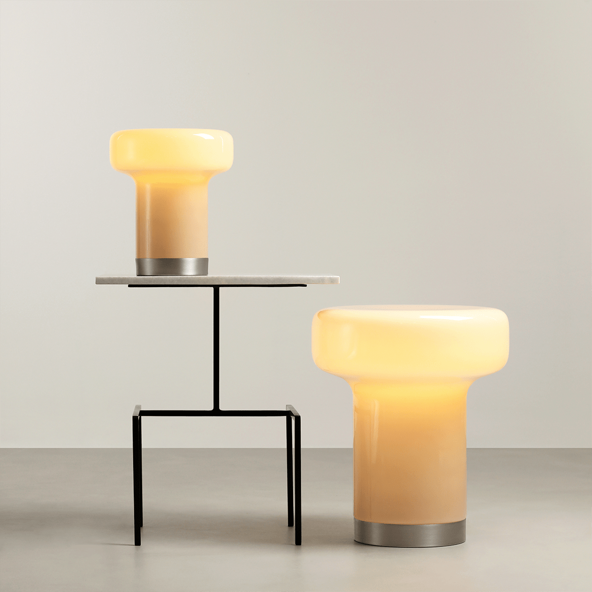 BONBON GLASS TABLE LIGHT TOFFEE SMALL - DYKE & DEAN