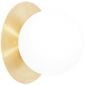 BORRA WATERPROOF WALL LIGHT BRASS - DYKE & DEAN