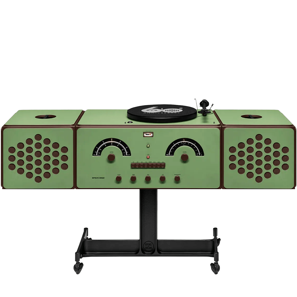 BRIONVEGA RADIOFONOGRAFO 60TH ANNIVERSARY SPECIAL GREEN - DYKE & DEAN