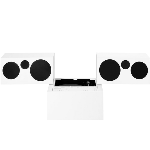 BRIONVEGA WHITE TOTEM RR231 SOUND SYSTEM - DYKE & DEAN