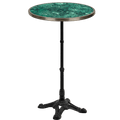 CARRARA GREEN GRANITE FRENCH BISTRO BAR TABLE 24” - DYKE & DEAN