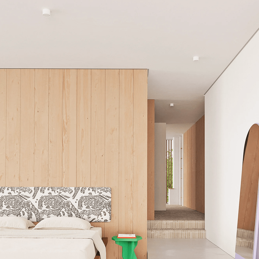 CEILING PUCK LIGHT BRASS - DYKE & DEAN