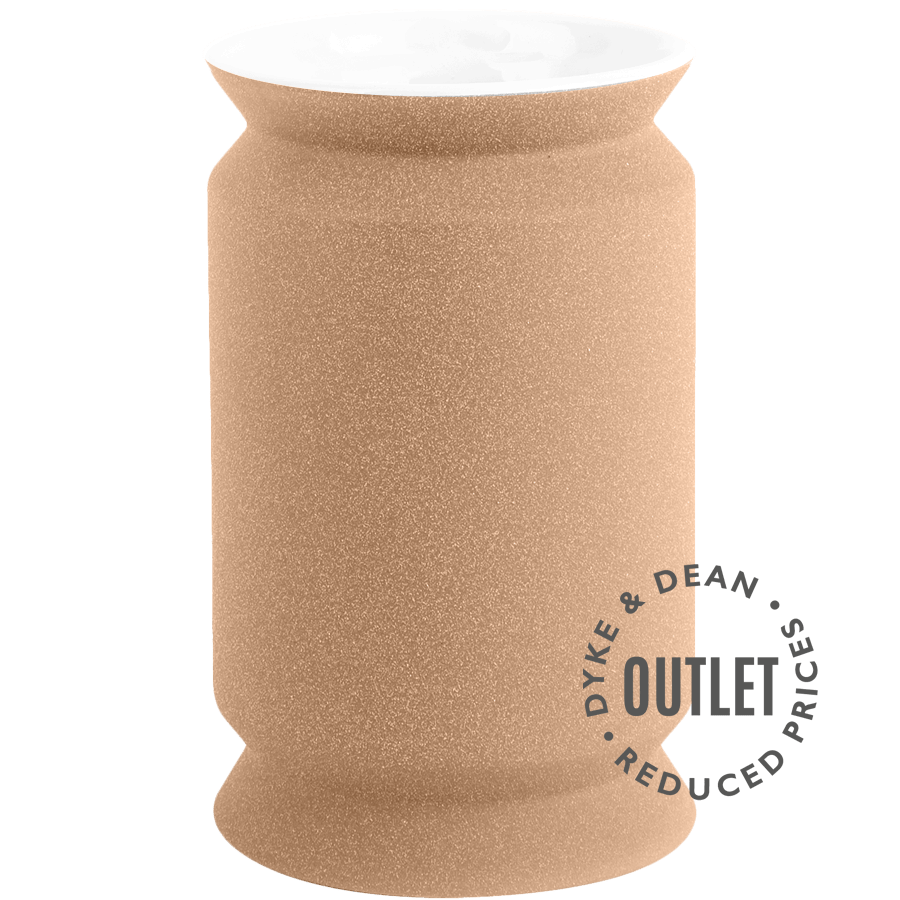 CERAMIC CAST VASE BROWN OUTLET - DYKE & DEAN