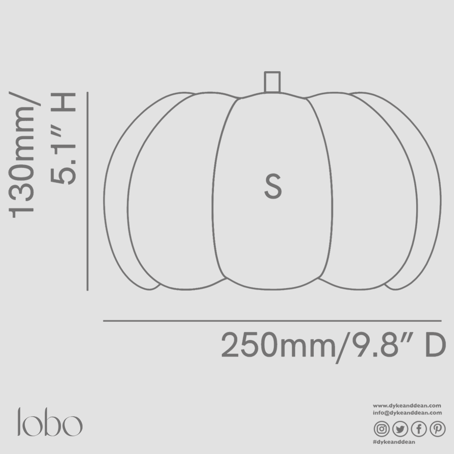 CERAMIC DOME PENDANT CUUC SMALL - DYKE & DEAN