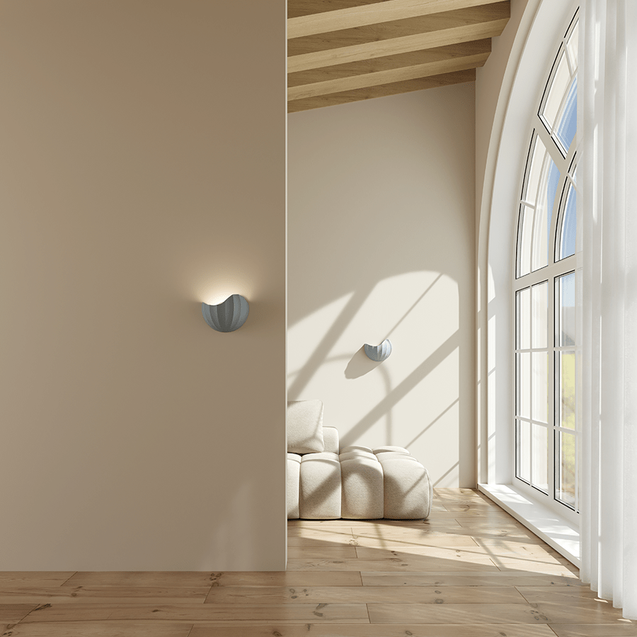 CERAMIC WALL LIGHT ONNA LARGE - DYKE & DEAN