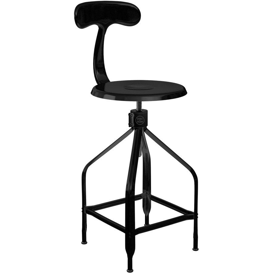 CHAISES NICOLLE DESSINATEUR TALL ADJUSTABLE SWIVEL CHAIR - DYKE & DEAN