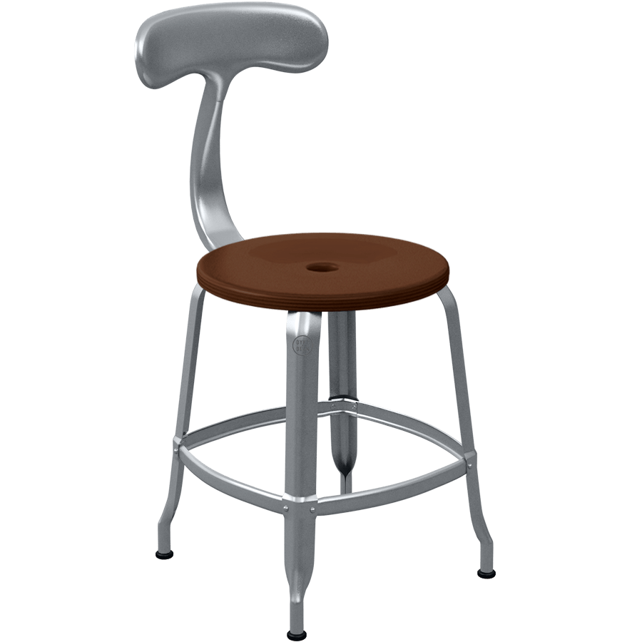CHAISES NICOLLE METAL CHAIR WOOD 45 - DYKE & DEAN