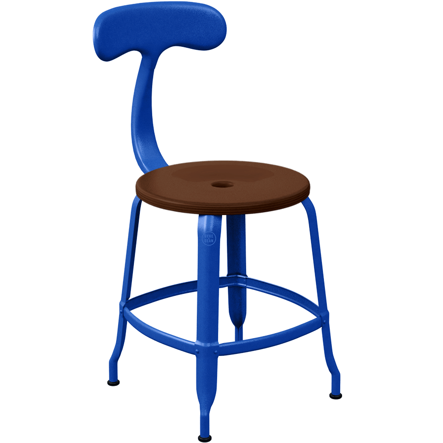 CHAISES NICOLLE METAL CHAIR WOOD 45 - DYKE & DEAN