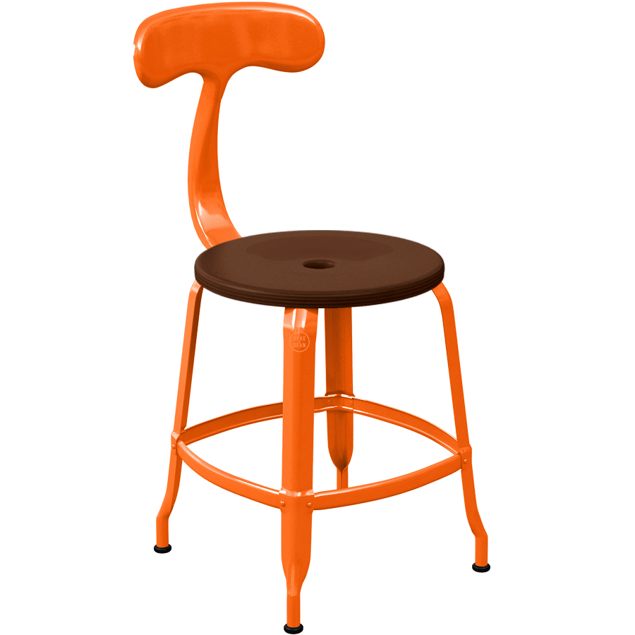 CHAISES NICOLLE METAL CHAIR WOOD 45 - DYKE & DEAN