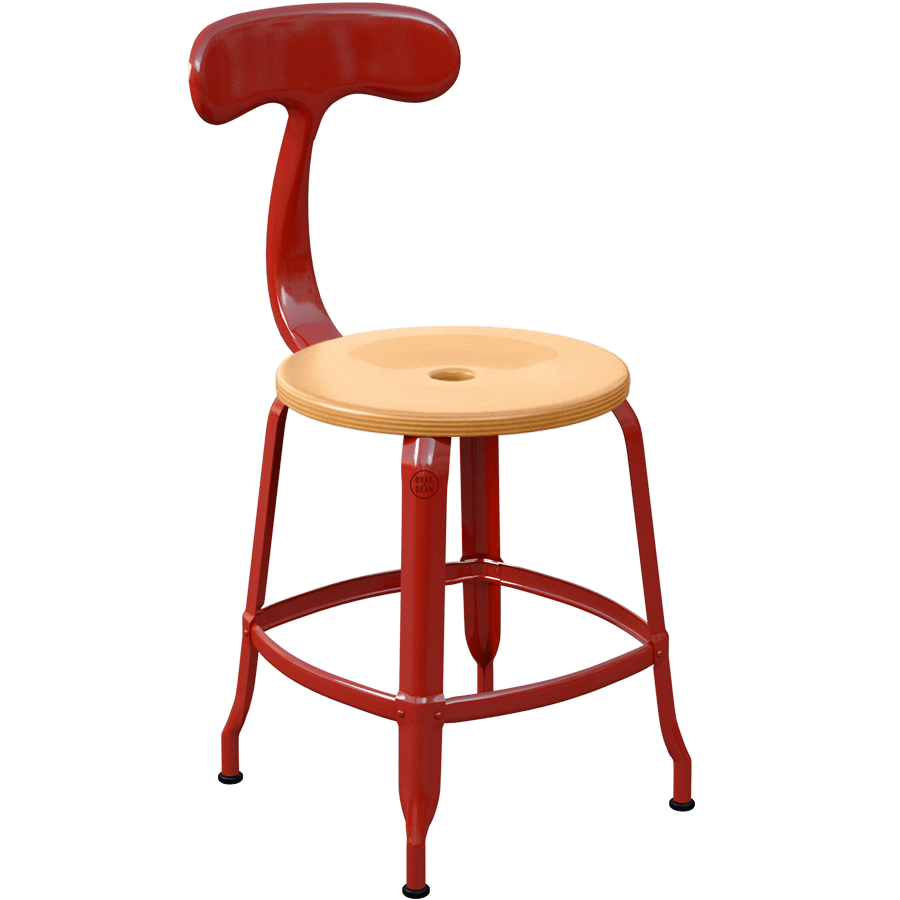 CHAISES NICOLLE METAL CHAIR WOOD 45 - DYKE & DEAN