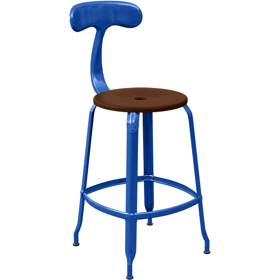 CHAISES NICOLLE METAL CHAIR WOOD 65 - DYKE & DEAN