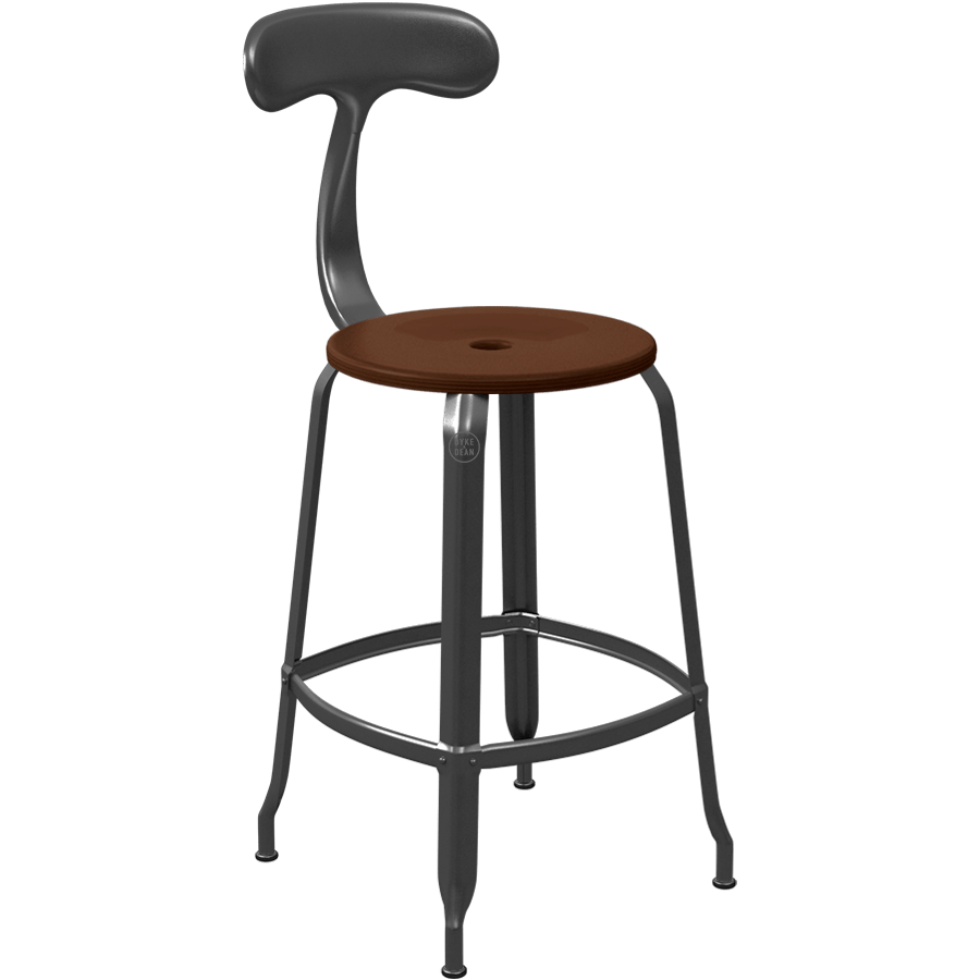 CHAISES NICOLLE METAL CHAIR WOOD 65 - DYKE & DEAN