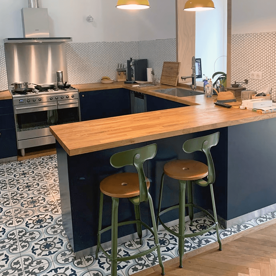 CHAISES NICOLLE METAL CHAIR WOOD 65 - DYKE & DEAN