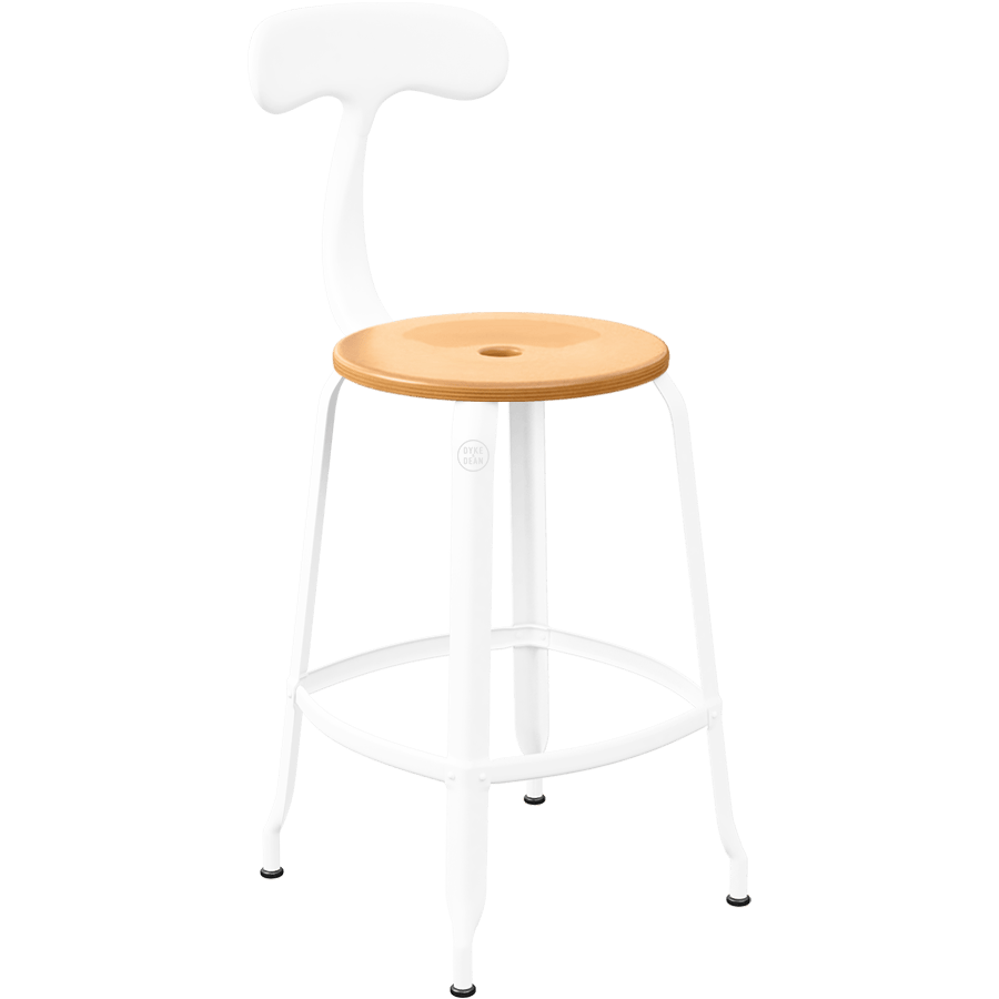 CHAISES NICOLLE METAL CHAIR WOOD 65 - DYKE & DEAN