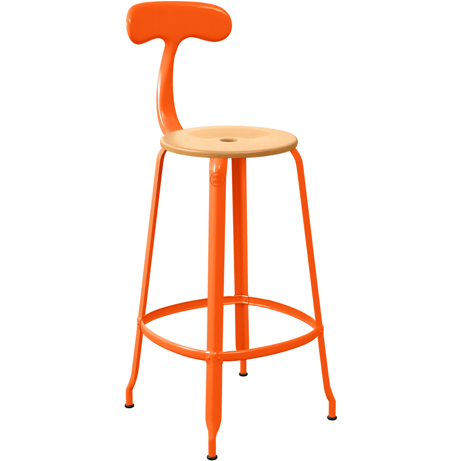 CHAISES NICOLLE METAL CHAIR WOOD 75 - DYKE & DEAN