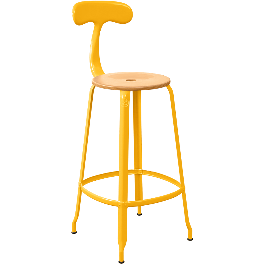 CHAISES NICOLLE METAL CHAIR WOOD 75 - DYKE & DEAN