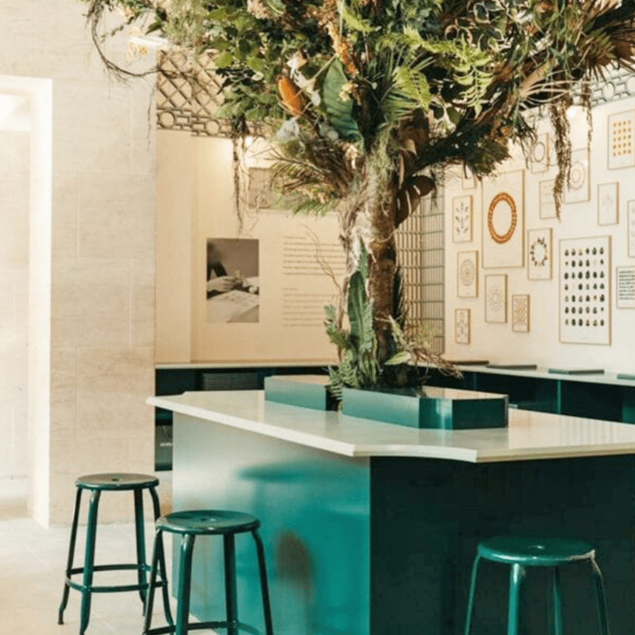 CHAISES NICOLLE METAL STOOL 75 - DYKE & DEAN