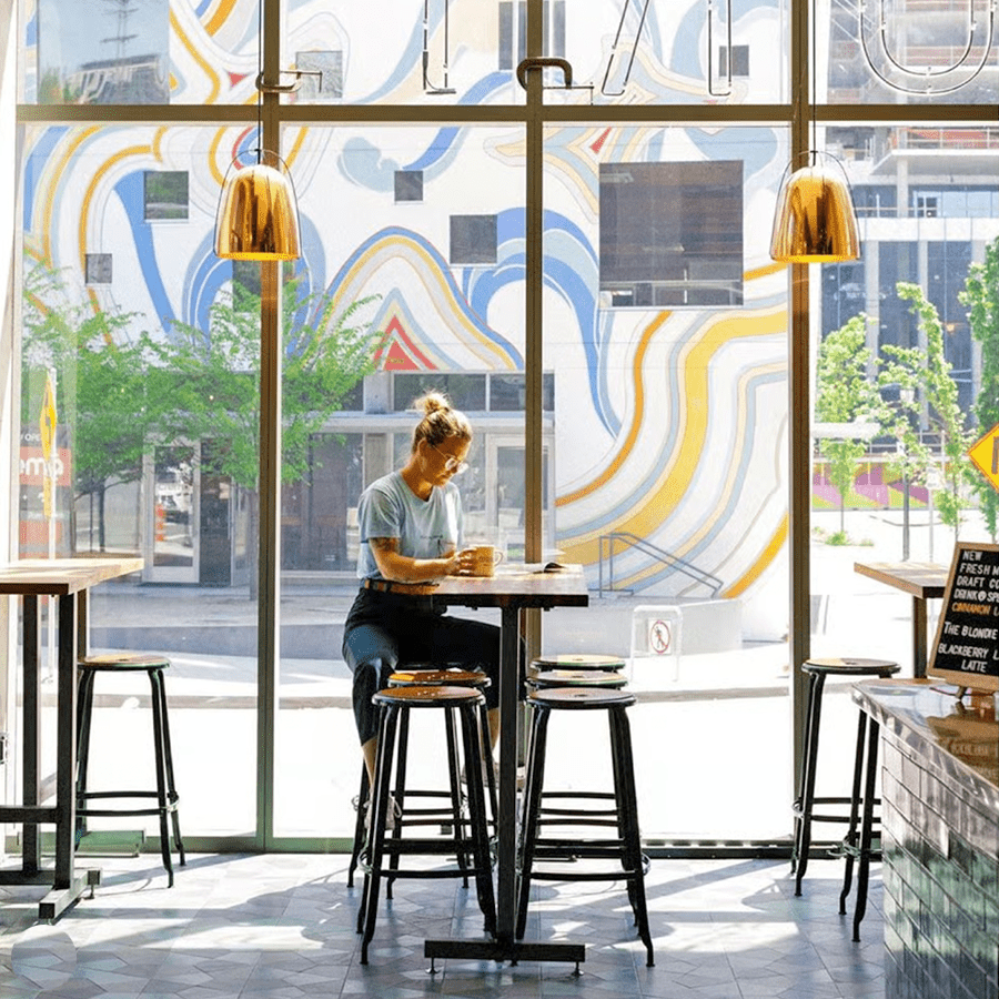 CHAISES NICOLLE METAL STOOL WOOD 65 - DYKE & DEAN