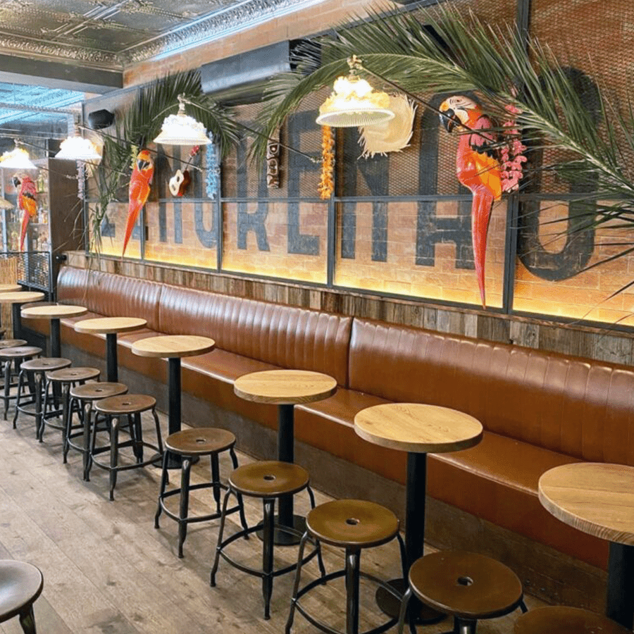 CHAISES NICOLLE METAL STOOL WOOD 75 - DYKE & DEAN