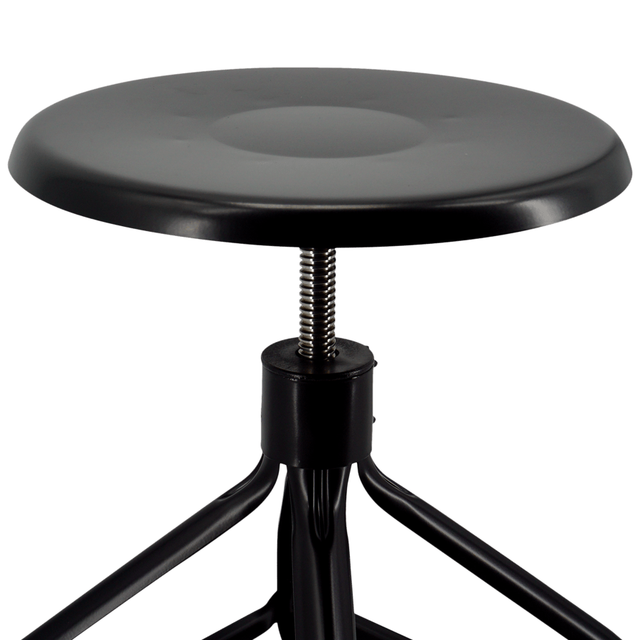 CHAISES NICOLLE TALL ADJUSTABLE SWIVEL STOOL - DYKE & DEAN