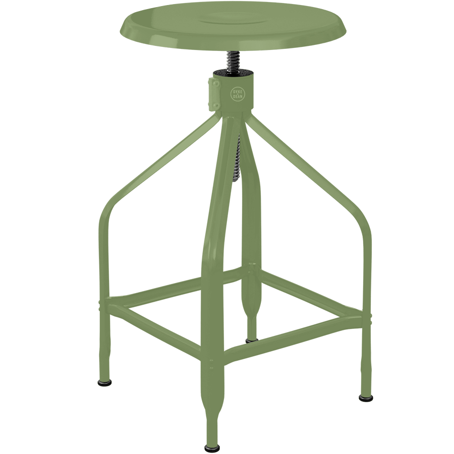 CHAISES NICOLLE TALL ADJUSTABLE SWIVEL STOOL - DYKE & DEAN