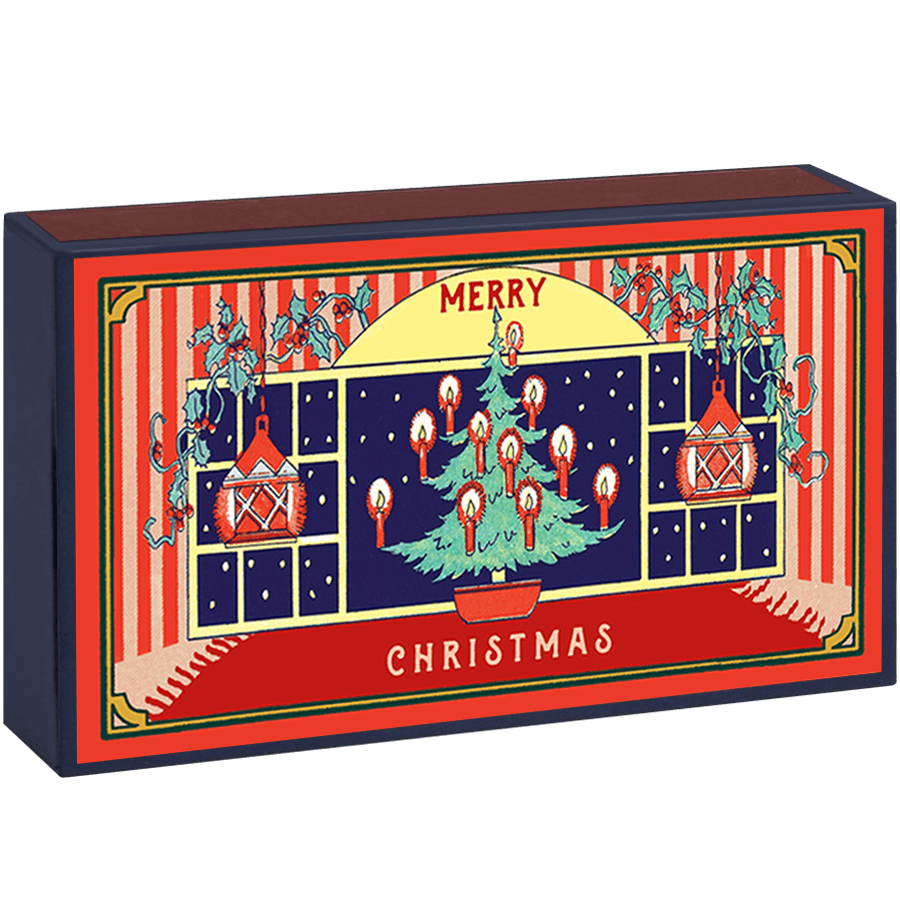 CHRISTMAS WINDOW GIANT SAFETY MATCHES - DYKE & DEAN