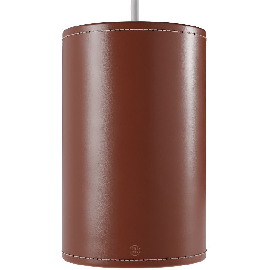 CUERO CYLINDER LEATHER PENDANT LIGHT MONTANA - DYKE & DEAN