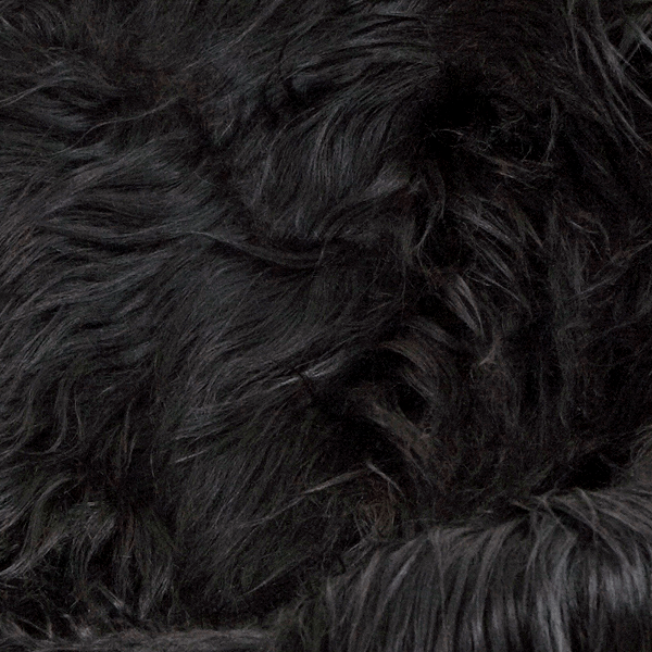 SGABELLO CUERO FLYING GOOSE NERO LUNGO MONTONE