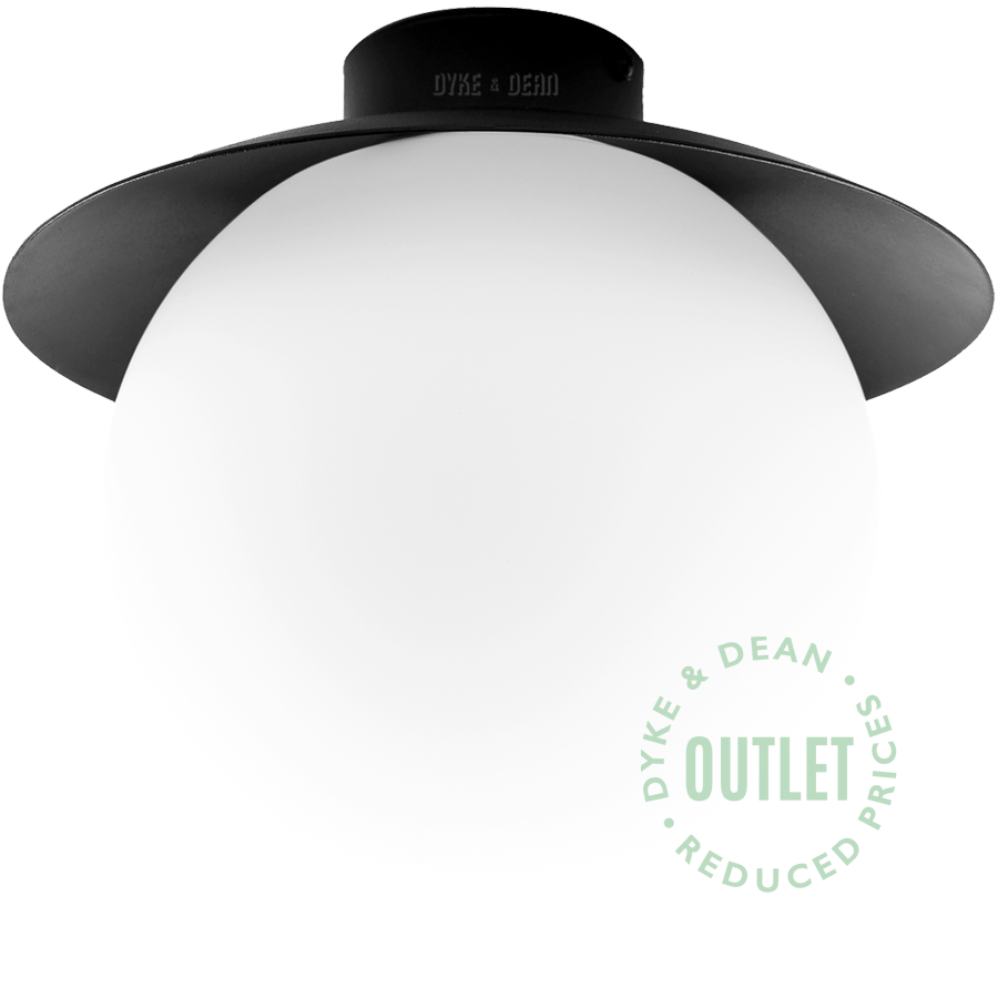 DISC GLOBE OPAL FIXED PENDANT OUTLET - DYKE & DEAN