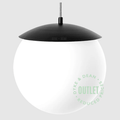 DISC GLOBE OPAL PENDANT 300mm OUTLET - DYKE & DEAN