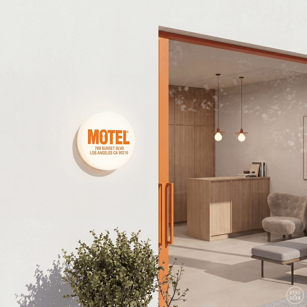 DISC WALL & CEILING LIGHT 360mm - DYKE & DEAN