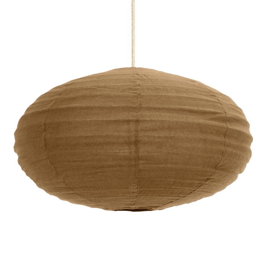 DOME LINEN LIGHT SHADE 60CM - DYKE & DEAN
