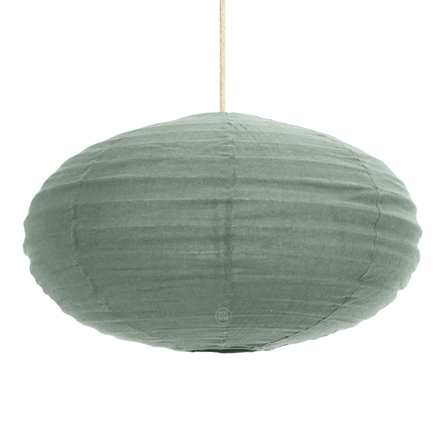 DOME LINEN LIGHT SHADE 60CM - DYKE & DEAN