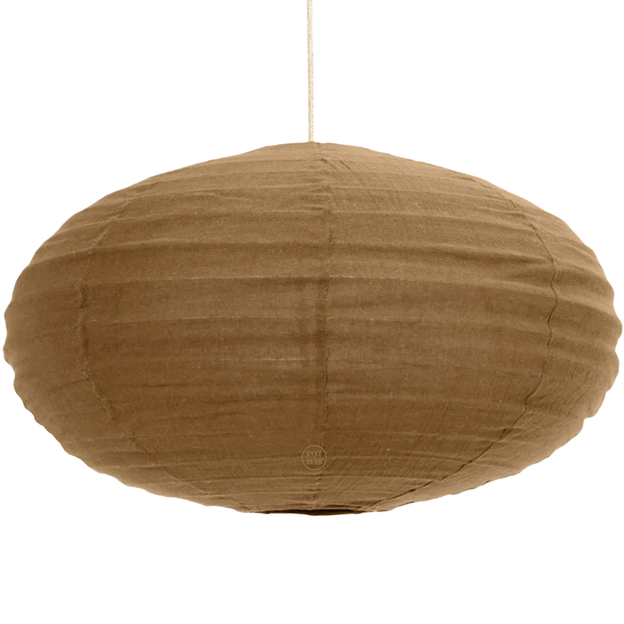 DOME LINEN LIGHT SHADE 80CM - DYKE & DEAN